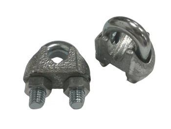 DIN741 Malleable Steel Wire Rope Clips M13 Galvanized 13 Size Heavy Duty 1Y - Jiaxing Relia Hardware Co., Ltd. - China