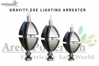Ese Lightning Arresters Warranty 5 YR Wind Resistance Yes Brand Arete Powertech Warranty Period 5 Years Model Glps 60 Weight 6 - Arete Powertech Private Limited - India