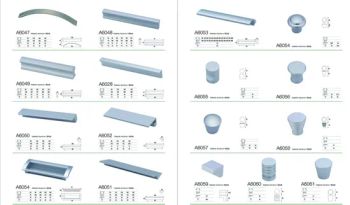 Good Quality Aluminium Cabinet Handle Furniture Handles Color White Model NO. xl Origin China Rotary Fixed Condition - Zhenjiang Trumy Industrial Co., Ltd. - China