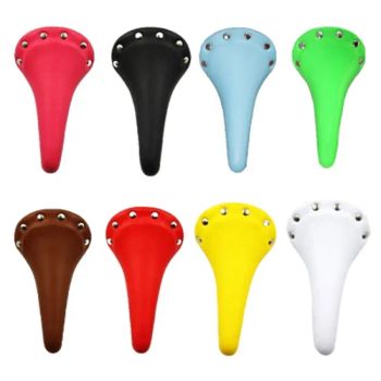 Colorful Saddles Bicycle Accessories Seat Rail Steel OEM Available Color Assorted Shape Wide Large Soft Degree Soft Material - Hebei Hongchi Bicycles Co., Ltd - China
