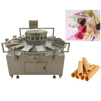 Hot Sale Machine Makes Egg Waffles Roll Wafer Ice Cream Cone Making Machine Ice Cream Cone Maker - Luohe Quality Mechanical Equipment Co., Ltd. - China