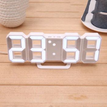 3D LED Table Clock Calendar Thermometer Display Office Electronic Watch Digital Desk Clocks - Guangzhou Kinglaiky Industrial Ltd., - China