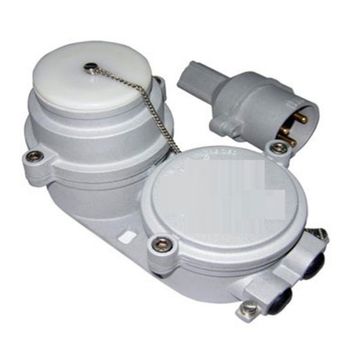 Flameproof Switch Socket Color White Material Mild Steel Pin Type 2 Pin Socket Feature Fire Retardant Socket With Shutter - Variant Corporation - India
