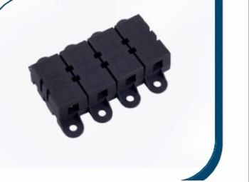 Midi Boltdown Fuse holder stackable type (P803B-03-XX ) Expandability Stackable Connection Mechanism Boltdown Space Efficiency Compact - Protectron Electromech Pvt. Ltd. - India