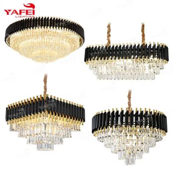 Home Decorative Lighting Hanging Lamp LED Ceiling Light Modern Crystal Chandelier - Zhongshan Yafei Lighting Technology Co., Ltd. - China