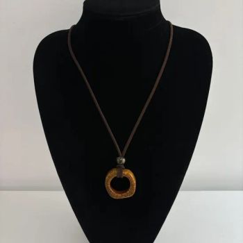 Natural Camel Bone Chain Women's Retro Art Long Sweater Necklace - Ningbo New & Century Fashion Co., Ltd. - China