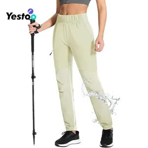 Women's Hiking Pants Quick Dry Travel Lightweight Waterproof Waist Cargo Pants with Zipper Pockets Casual Outdoor - Amoy Yestoo Apparel Co., Ltd. - China