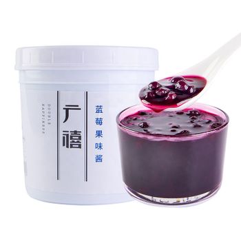1.3kg Real Fruit Blueberry Fruit Jam for Smoothies or Frozen Drinks Weight (kg) 1.3 Taste sweet Shelf Life 12 Months Instruction for use open and serve - Zhixi (shanghai) Food Co., Ltd. - China