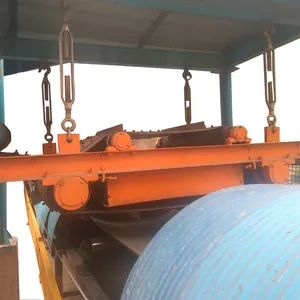 Belt Magnetic Separator for Plastics Recycling Origin China Condition New Weight as Model Warranty 1 Year HS Code 84741000 - Linqu Real Magnet Co., LTD. - China
