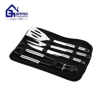 China Factory Wholesale 3PCS Stainless Steel Kitchen Tools Set Grilling Utensils Tools Set Stainless Steel BBQ Tools Gift Kitchen Grilling Accessories - Guangzhou Garbo International Trading Co., Ltd. - China