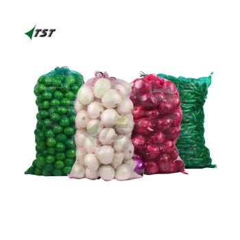 Leno-Mesh-Taschen for Packaging Vegetables and Fruits PP Material Leno Mesh Bags with Custom Drawstring - Hebei Tuosite Import & Export Trade Co., Ltd. - China