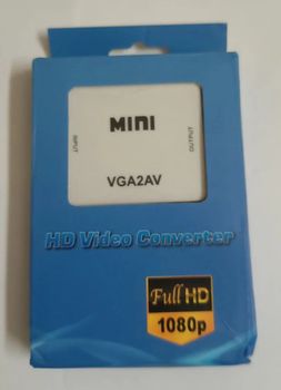 Mini VGA 2 AV Video Convertor, For Computer, USB C Brand Mini Voltage 220 V Phase 1 Phase Type VGA To AV Frequency 60 - Ananaya Computer - India