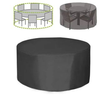 Customized Outdoor Garden Poolside Furniture Cover Waterproof 600d Polyester Patio Round Table and Chair Set Cover - Changsha Ido Leisure Industry Co., Ltd. - China