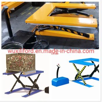 600kg-1500kg U-Shaped Platform Lifting Table Hydraulic Electric Scissor Lifts Hu1000 - Wuxi Liford Import and Export Co., Ltd. - China