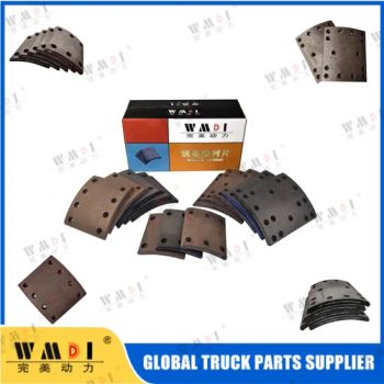 135 2 160 14 5mm HOWO Shacman for Foton FAW High Quality Wg9100440027 Brake Lining - Jinan Perfect Power Auto Parts Co., Ltd. - China