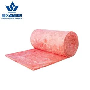 Glass Wool Blanket Glass Wool Fiberglass Roll 50mm 100mm Color Yellow Origin China Trademark SW Style Popular Thickness - Hebei Shengwei New Material Group Co., Ltd - China