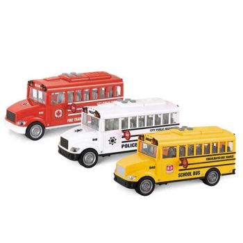 QS Wholesale Light and Sound Car Toy Plastic Vehicle 1/20 Friction School Bus Toys for Kid Early Education - Shantou Qunsheng Toys Co., Ltd - China
