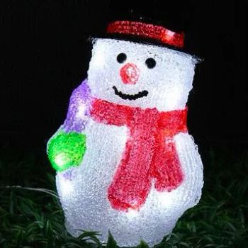 Outdoor Christmas Holiday Decoration LED Solar Snowman Motif Lights - Yueqing Fiy Electric Co., Ltd. - China