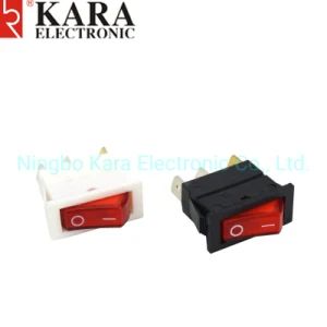 UL Approval Lighted Switch LED Illuminated Rocker Color Black Trademark KARA Condition Used Lamp With Lamp HS Code - Ningbo Kara Electronic Co., Ltd. - China