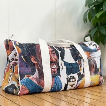 Customized Tapestry Woven Tote Bag Large Size Travel Bags Gym Yoga Bag Custom Logo - Hangzhou Muyu Textile Co., Ltd. - China