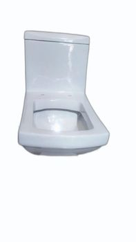Alpine One Piece Closet Color White Shape Square Material Ceramic Customizability Higher Ease Of Cleaning Easier Toilet Seat Type - Patel'S Trader - India