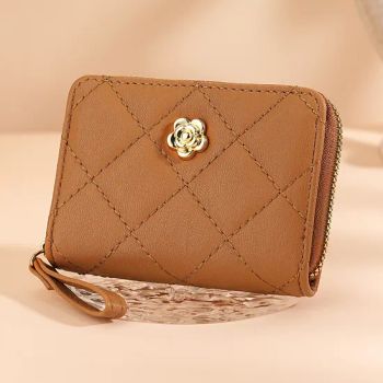 Wide Silver Discount Short Leather Wallets for Women Material PU Style Wallet Gender Female Trademark YHYH Model NO. - Anhui Yihui Yihuang Technology Co., Ltd. - China