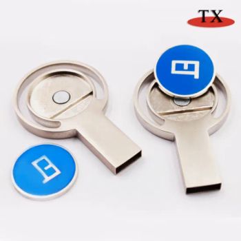 Hot Sales Metal Coin and Key Shape USB Flash Drives MOQ 100PCS Origin China Shape Animal Chip Sumsang Material Metal Warranty 1 - Zhongshan Tianxin Craft Gift Products Co., Ltd. - China