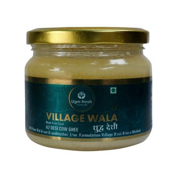 UGM Village Wala A2 Desi Cow Ghee – Bilona Method from UGM FRESH INDIA PVT.LTD UGM Village Wala A2 Desi Cow Ghee – Bilona Method - UGM FRESH INDIA PVT.LTD - India
