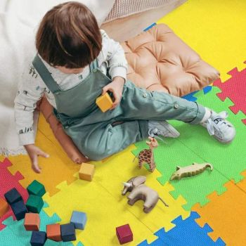 Large Soft Foam EVA Kids Floor Mats Jigsaw Tiles Interlocking Garden Gym Play - Qingdao Tide Sports Products Co., Ltd. - China
