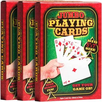 Big Size Jumbo Playing Cards - GUANGZHOU TIMI PRINTING CO., LTD - China