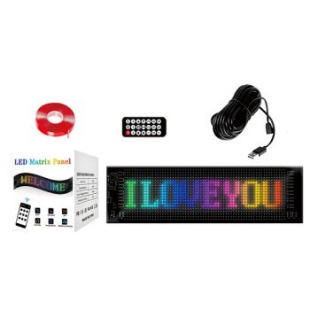 LED Matrix Pixel Panel Night Lights LED Devil Eye Decoration Trunk Light - Qingdao Muye Vehicle Assembly Co., Ltd. - China