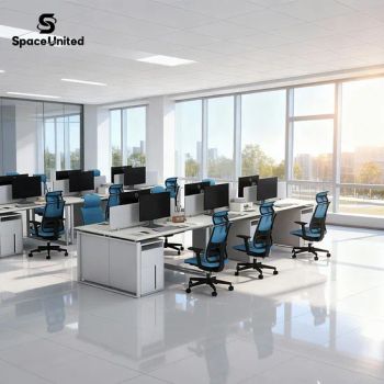 Spaceunited Modern Reception Area Swivel Height Adjustable Stretch Fabric Commercial Office Chair - SpaceUnited Furniture Co.,Ltd. - China