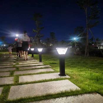 Aluminum IP65 5W Modern Garden LED Solar Lights for Lawn Decoration Outdoor Waterproof Solar Lights - Shenzhen Lecheng(Ecosolar) Lighting Co., Ltd. - China