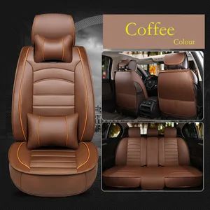 Waterproof PU Leather Custom Car Seat Covers Full Set Universal Luxury Car Seat Cushions 9 PCS for Cars - Shijiazhuang Gute'er Automobile Materials Co., Ltd. - China