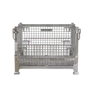 Large Capacity Storage Cages Manufacturer Sales Metal Mesh Cages for Industrial Warehouse - Chinapack Jingli Supply Chain Management Jiangyin Co., Ltd. - China