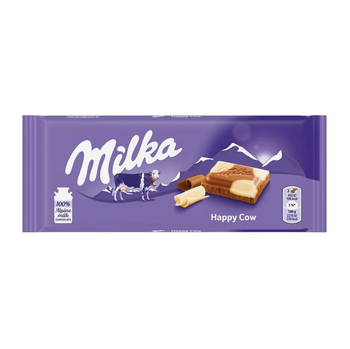 Buy Milka Alpine Milk and White Chocolate bars Happy Cow 100g - Exigentelaxia Unipessoal Lda - Portugal