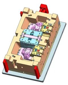 Air Outlet Plastic 2K Part Injection Moulding with Over-Molding Concept - Ningbo Weitech Mould & Plastic Technology Ltd - China
