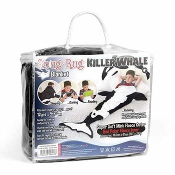 Snug Rug Kids Killer Whale Tail Blanket - GIFTS TOMORROW - United Kingdom