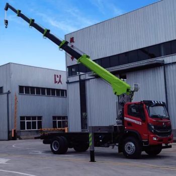 Construction Hoisting Machinery Hydraulic 8t Boom Truck Cranes Telescopic Boom Cargo Truck Crane for Sale - Henan Hehi Machinery Co., Ltd - China