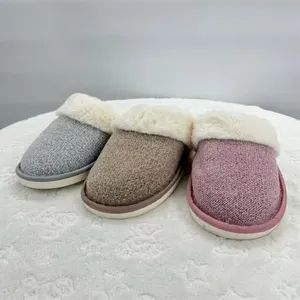 Cozy Knit Home Slippers with Soft Pastel Palette for Daily Warmth - Jiangsu Su Yue Hometextile Co., Ltd. - China