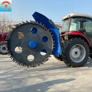 Tractor Type Disc Trencher with Power Take off Shaft Chain and Cable Laying Function CE Certified - Dewosenk (Jining) Machinery Co., Ltd. - China