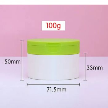 Wide Mouth Cosmetic Packaging Skincare Pet Bottle Jar for Eye or Body or Hand Cream and Facial Mud Mask - Guangzhou Excellendo International Co., LTD - China