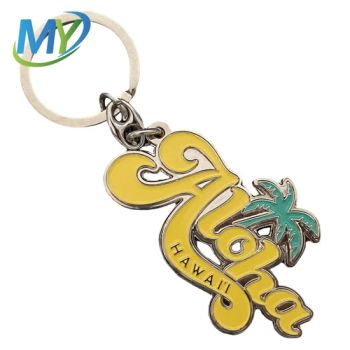 Metal Crafts Customize Exquisite Small Gifts Personalized Hawaii Travel Souvenirs Keychain - Zhongshan Mingya Crafts Co., Ltd. - China