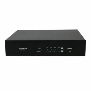 Dante 4 in 4 out DSP Audio Processor with USB Sound Card for Music Playback Recording and Video Conference - Guangzhou strong sound electronic equipment Co., Ltd - China