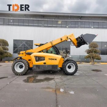 Tder 5-3t Diesel Telehandler Forklifts 3 Ton Telescopic Forklift with 4 in 1 Bucket - Xiamen Tder Industrial Co., Ltd. - China