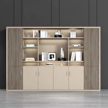 Modern Commercial Furniture CEO Boss Bookshelf Filing Storage Office File Cabinets Bookcase - Foshan Ulink Furniture Limited - China