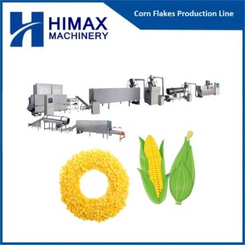 Puffed Snack Breakfast Cereal Corn Flakes Making Machine Barrel Alloy Model NO. HM 85 Trademark Himax HS Code - Jinan Himax Machinery Co., Ltd. - China