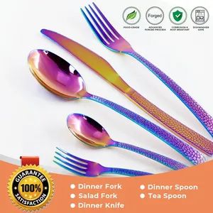 Christmas Gift Color Box Cutlery Dinner Spoon Dinner Sets Flatware 24PCS Sets Gift Sets OEM Service OEM Logo Staineless Steel Cutlery - Jiangmen Ruida Metal Products Co., Ltd. - China