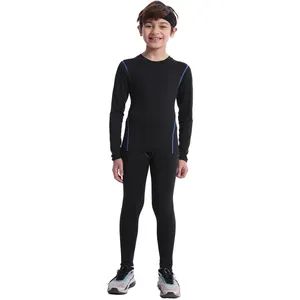 Children Training Stretch Boys Basketball Football Tights Leggings Fitness Clothing Sports Wear - Market Union Co. Ltd. - China