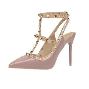 High Heels-068P Stiletto PU Rubber Heel 1Y MOQ100 Upper PU Lining PU Insoles PU Origin China Outsole Rubber Type High Heels - Jinjiang Jiaxing Import and Export Co., Ltd. - China